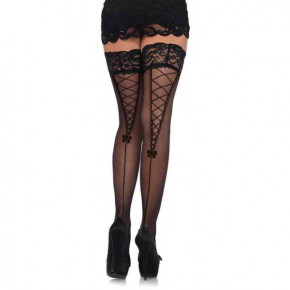Leg Avenue | Высокие чулки Leg Avenue, черные. Ціна: 950 грн