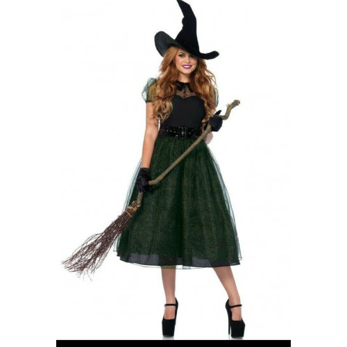 Leg Avenue | Женский костюм изумрудной ведьмы Leg Avenue Darling Spellcaster - размер S. Цена 5 250 грн Leg Avenue | Женский костюм изумрудной ведьмы Leg Avenue Darling Spellcaster - размер S. Цена 5 250 грн