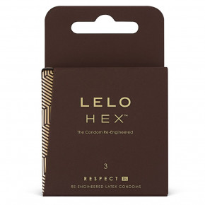 Lelo | Презервативы LELO HEX Condoms Respect XL 3 Pack. Ціна: 539 грн