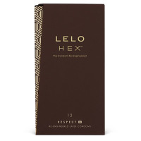 Lelo | Презервативы LELO HEX Condoms Respect XL 12 Pack, тонкие и суперпрочные, увеличенный размер. Ціна 636 грн