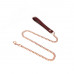 Liebe Seele | Ошейник с поводком Liebe Seele Wine Red Collar and Leash. Цена 2 719 грн. Фото: 4
