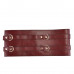 Liebe Seele | Кожаный пояс для бондажа Liebe Seele Wine Red Waist Cuff M Size. Цена 4 164 грн. Фото: 5