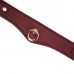 Liebe Seele | Ошейник с поводком Liebe Seele Wine Red Curved Collar. Цена 3 229 грн. Фото: 7