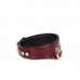 Liebe Seele | Ошейник с поводком Liebe Seele Wine Red Curved Collar. Цена 3 229 грн. Фото: 3