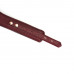 Liebe Seele | Ошейник с поводком Liebe Seele Wine Red Curved Collar. Цена 3 229 грн. Фото: 6