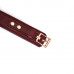 Liebe Seele | Ошейник с поводком Liebe Seele Wine Red Curved Collar. Цена 3 229 грн. Фото: 8