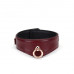 Liebe Seele | Ошейник с поводком Liebe Seele Wine Red Curved Collar. Цена 3 229 грн. Фото: 2
