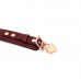 Liebe Seele | Ошейник с поводком Liebe Seele Wine Red Curved Collar. Цена 3 229 грн. Фото: 4