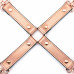 Liebe Seele | Крестовина Liebe Seele Rose Gold Memory Hog Tie. Цена 968 грн. Фото: 2