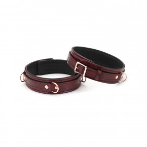 Liebe Seele | Наручники Liebe Seele Wine Red Thigh Cuffs L Size. Цена: 4 249 грн
