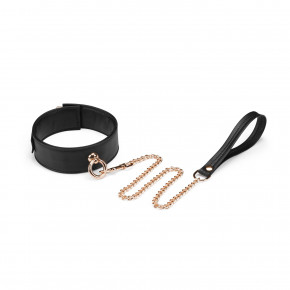 Liebe Seele | Ошейник с поводком Liebe Seele Black Organosilicon Collar with Leash. Цена: 1 499 грн
