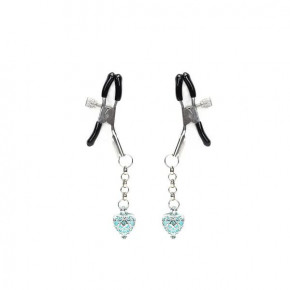 Liebe Seele | Зажимы для сосков Liebe Seele Glow-in-dark Nipple Clamps Light Blue. Цена: 1 549 грн