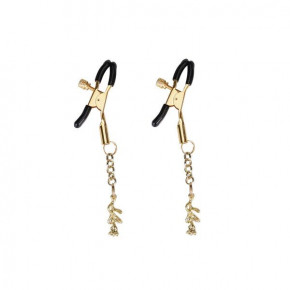 Liebe Seele | Зажимы для сосков Liebe Seele Rose Pendant Nipple Clamps Gold. Ціна: 969 грн