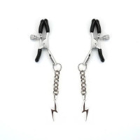Liebe Seele | Зажимы для сосков Liebe Seele Lightning Nipple Clamps Silver. Ціна 849 грн