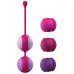 Liebe | Вагинальные шарики Liebe Kewos — Cerise/Candy Violet, 5 шариков в комплекте, 15, 25, 35, 45 и 55 г. Цена 1 359 грн. Фото: 3