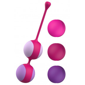Liebe | Вагинальные шарики Liebe Kewos — Cerise/Candy Violet, 5 шариков в комплекте, 15, 25, 35, 45 и 55 г. Цена: 1 599 грн