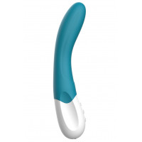 Liebe | Вибратор точки G Liebe Bend It Rechargeable Ocean Blue, 10 режимов, очень мощный, гибкий ствол. Цена 3 229 грн