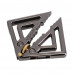 LOCKINK | Зажимы для сосков с тяжелой подвеской LOCKINK Adjustable Nipple Clamps with Heavy Pendant - Grey. Цена 806 грн. Фото: 1