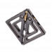 LOCKINK | Зажимы для сосков с тяжелой подвеской LOCKINK Adjustable Nipple Clamps with Heavy Pendant - Grey. Цена 806 грн. Фото: 2