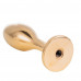 LOCKINK | Металлическая анальная пробка Лисий хвост LOCKINK SEVANDA White Fox-Tail Anal Rose-shape Plug. Цена 2 294 грн. Фото: 4