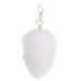 LOCKINK | Металлическая анальная пробка Кроличий хвост LOCKINK SEVANDA White Bunny-Tail Anal Pear-shape Plug. Цена 929 грн. Фото: 4