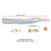 LOCKINK | Металлическая анальная пробка Хвост пони LOCKINK SEVANDA White Pony-Tail Anal Pear-shape Plug. Ціна 1029 грн. Фото: 5