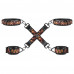 LOCKINK | БДСМ-набір LOCKINK The Flowering Serpent Leather Bondage Restraint Set. Ціна 2499 грн. Фото: 3