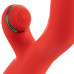 LOCKINK | Вибратор-кролик с флоггером LOCKINK SEVANDA Whip Vibrating Massage Wand - Red & Green. Ціна 3169 грн. Фото: 6