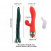 LOCKINK | Вибратор-кролик с флоггером LOCKINK SEVANDA Whip Vibrating Massage Wand - Red & Green. Ціна 3169 грн. Фото: 7