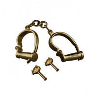 LOCKINK | Наручники с короткой цепочкой , металлические, золотые. Цена 2 746 грн LOCKINK | Наручники с короткой цепочкой , металлические, золотые. Цена 2 746 грн