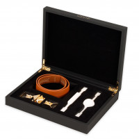 LOCKINK | Кожаный кляп с 2-мя насадками LOCKINK Ball-Gag & Gag-bite Set - Brown. Ціна 3314 грн