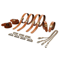 LOCKINK | Набор из 8 ремней для связывания LOCKINK 8-Bondage-Straps Restraint Set - Brown. Цена 5 184 грн