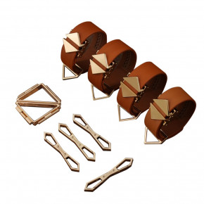 LOCKINK | Набор для связывания LOCKINK Hogtie Set - Brown. Цена: 2 719 грн