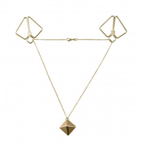 LOCKINK | Зажимы для сосков с тяжелой подвеской LOCKINK Nipple Clamps with Heavy Pendant - Golden. Цена: 749 грн