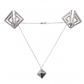 LOCKINK | Зажимы для сосков с тяжелой подвеской LOCKINK Adjustable Nipple Clamps with Heavy Pendant - Grey. Цена: 806 грн
