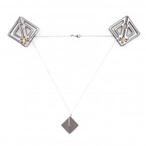 LOCKINK | Зажимы для сосков с легкой подвеской LOCKINK Adjustable Nipple Clamps with Light Pendant - Grey. Цена: 949 грн