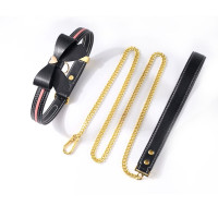 LOCKINK | Поводок LOCKINK SEVANDA Love Heart Butterfly Leather Collar Set - Black. Цена 1 329 грн
