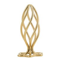 LOCKINK | Анальная пробка LOCKINK SEVANDA Hollow Spiral Golden Metal Anal Plug. Ціна 699 грн