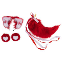 LOCKINK | Анальная пробка с хвостом лисицы LOCKINK SEVANDA Red Vixen Set with Pear-shape Plug. Ціна 2081 грн