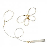 LOCKINK | Жемчужный ошейник с поводком и наручниками LOCKINK Pearl Bondage & Restraint Set. Цена 2 634 грн