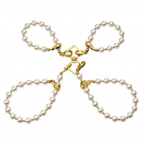LOCKINK | Жемчужные наручники и поножи LOCKINK Pearl Handcuffs & Anklecuffs. Цена: 1 849 грн