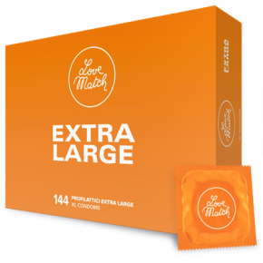 Love Match | Презервативы-Extra Large, 57 мм, 144 шт.. Цена: 2 515 грн