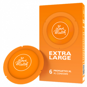 Love Match | Презервативи Extra Large, 57 мм, 6 шт. Ціна: 230 грн