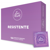 Love Match | Презервативы - Resistente (Strong), 54 мм, 144 шт.. Цена 1 449 грн