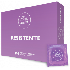Love Match | Презервативы - Resistente (Strong), 54 мм, 144 шт.. Цена: 1 449 грн