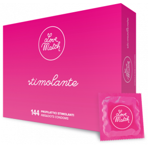 Love Match | Презервативы - Stimolante (Ribs & Dots), 54 мм, 144 шт.. Цена: 2 223 грн