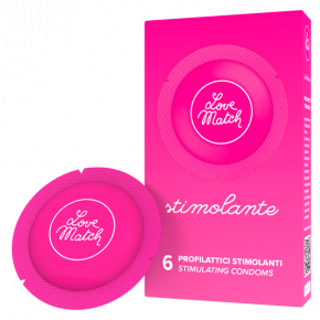 Love Match | Презервативы - Stimolante (Ribs & Dots), 54 мм, 6 шт.. Цена: 195 грн