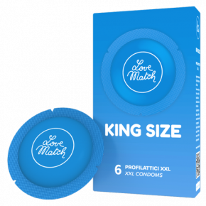 Love Match | Презервативы - King Size, 60 мм, 6 шт.. Цена: 216 грн