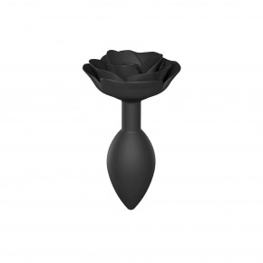 Love To Love | Анальная пробка Love To Love OPEN ROSES L SIZE - BLACK ONYX. Цена: 1 369 грн