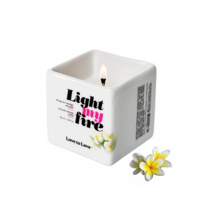 Love To Love | Массажная свеча LIGHT MY FIRE Monoi. Цена: 899 грн